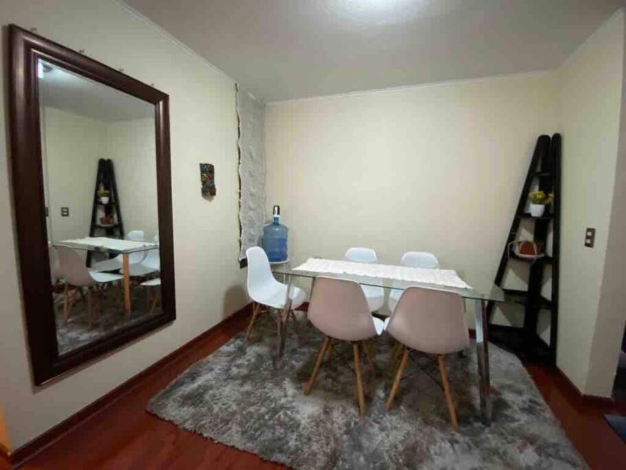 Comodo Departamento En El Centro De Stgo Appartamento Santiago del Cile Esterno foto