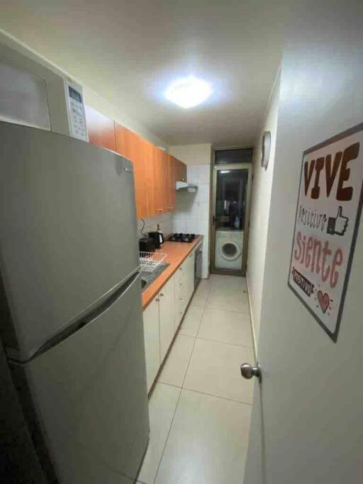 Comodo Departamento En El Centro De Stgo Appartamento Santiago del Cile Esterno foto